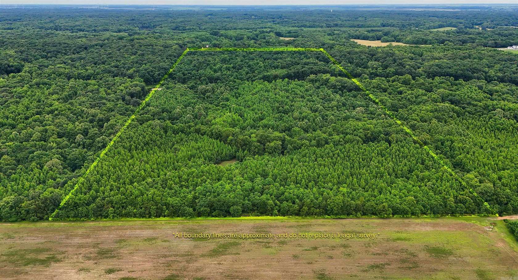 40 Acres of Recreational Land with Home for Sale in Wynne, Arkansas