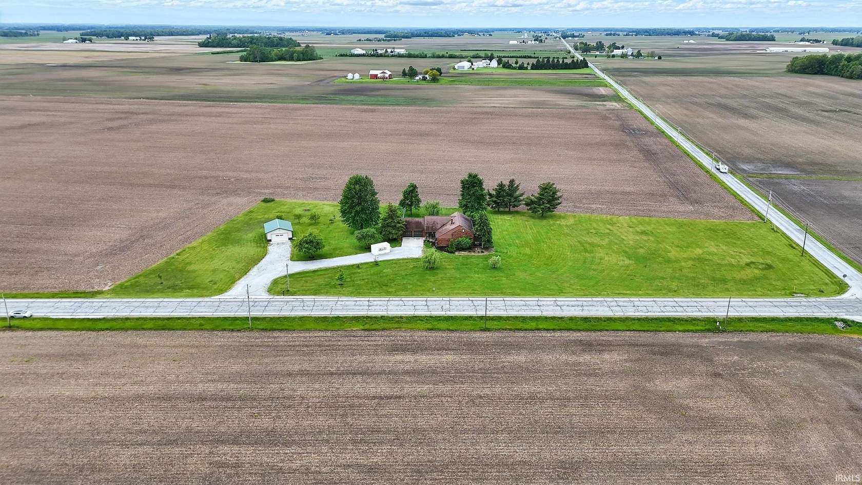 3.75 Acres of Residential Land with Home for Sale in Huntington, Indiana