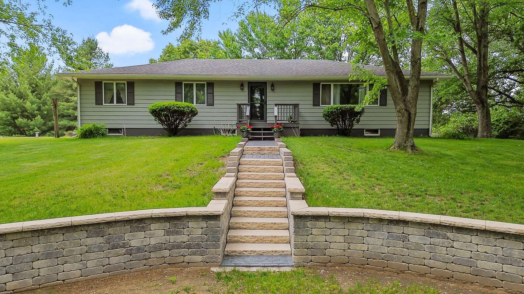 5.3 Acres of Land with Home for Sale in Wheatfield, Indiana