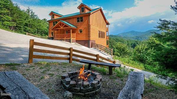 3.17 Acres of Residential Land with Home for Sale in Sevierville, Tennessee