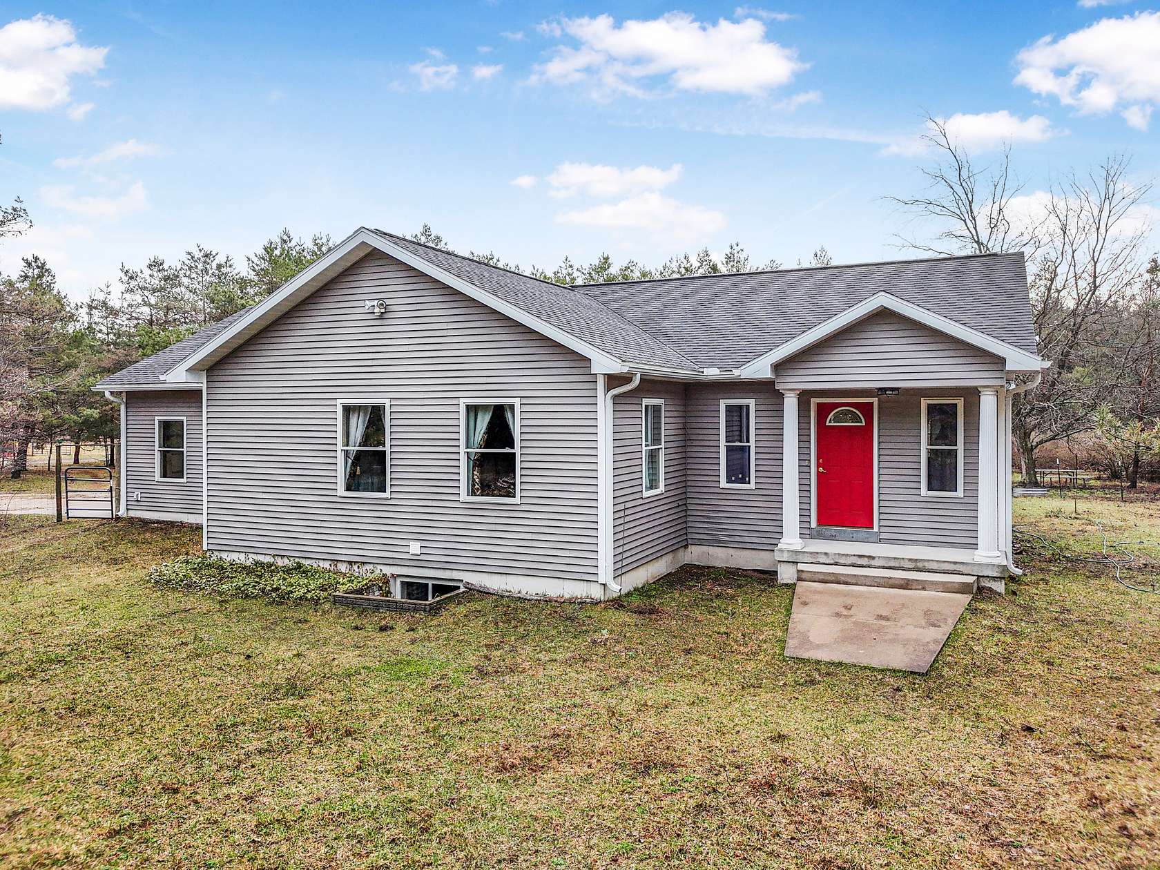 20 Acres of Agricultural Land with Home for Sale in Benzonia, Michigan