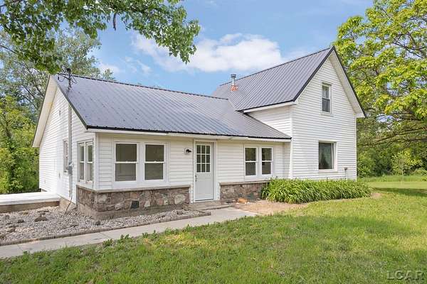 5 Acres of Residential Land with Home for Sale in Onsted, Michigan