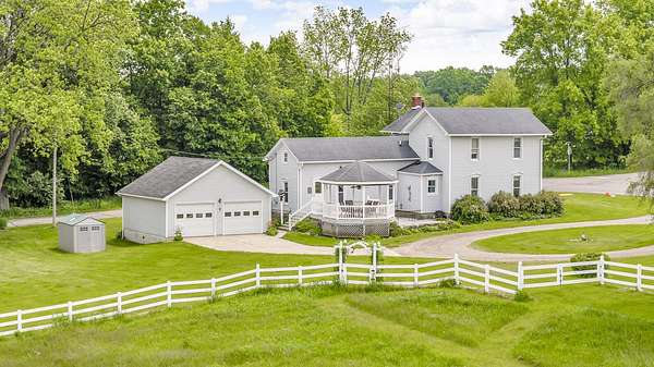 4.57 Acres of Land with Home for Sale in Jackson, Michigan