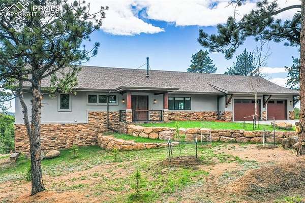 38.8 Acres of Recreational Land with Home for Sale in Florissant, Colorado