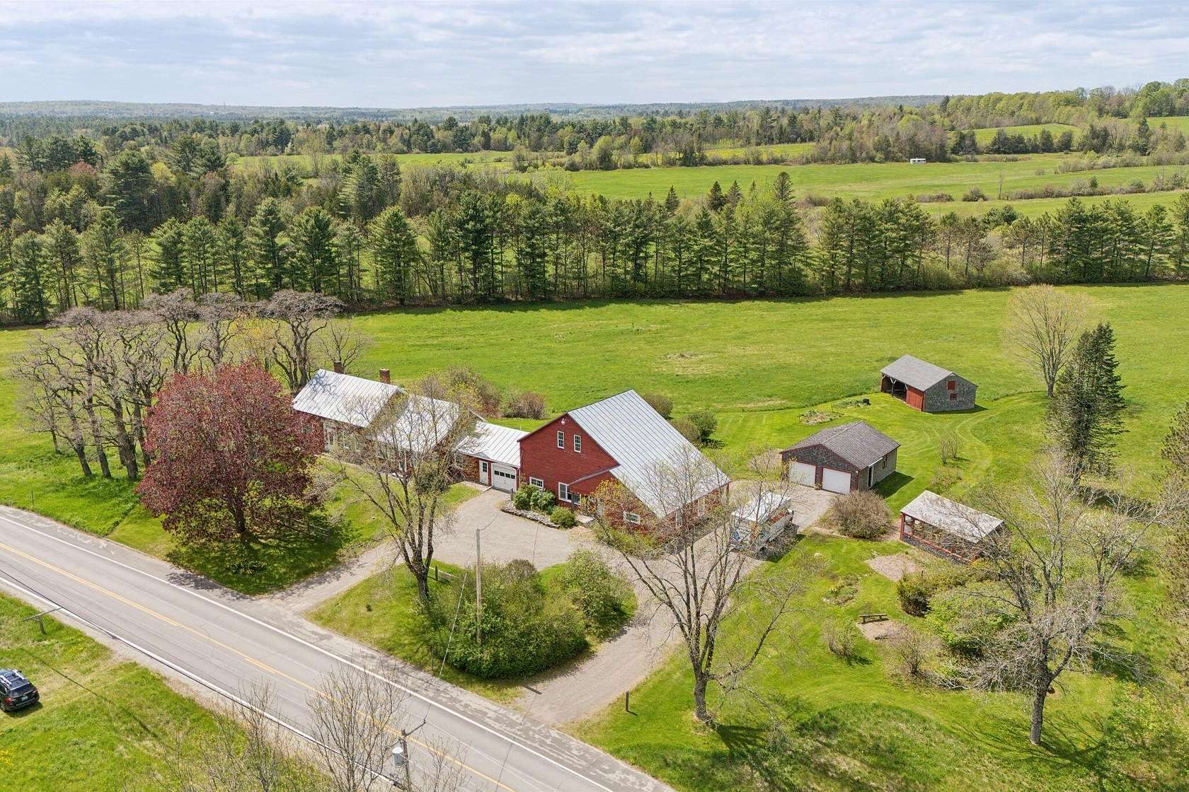 129 Acres of Recreational Land with Home for Sale in Skowhegan, Maine