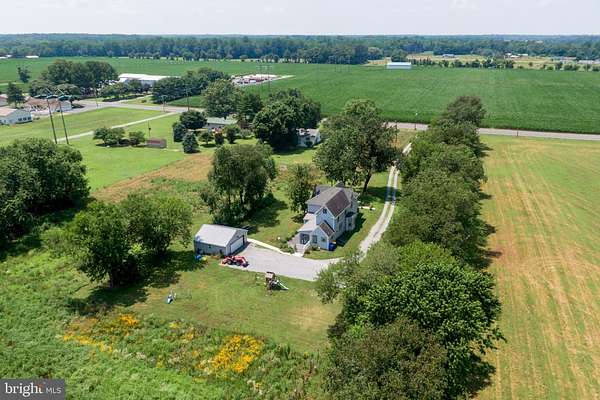 4 Acres of Residential Land with Home for Sale in Lincoln, Delaware