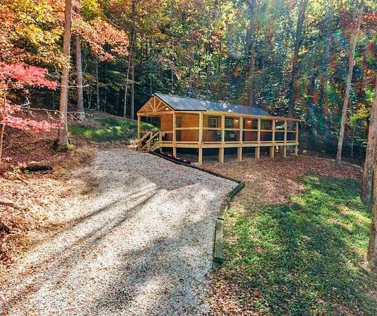 44 Acres of Recreational Land with Home for Sale in Stanton, Kentucky