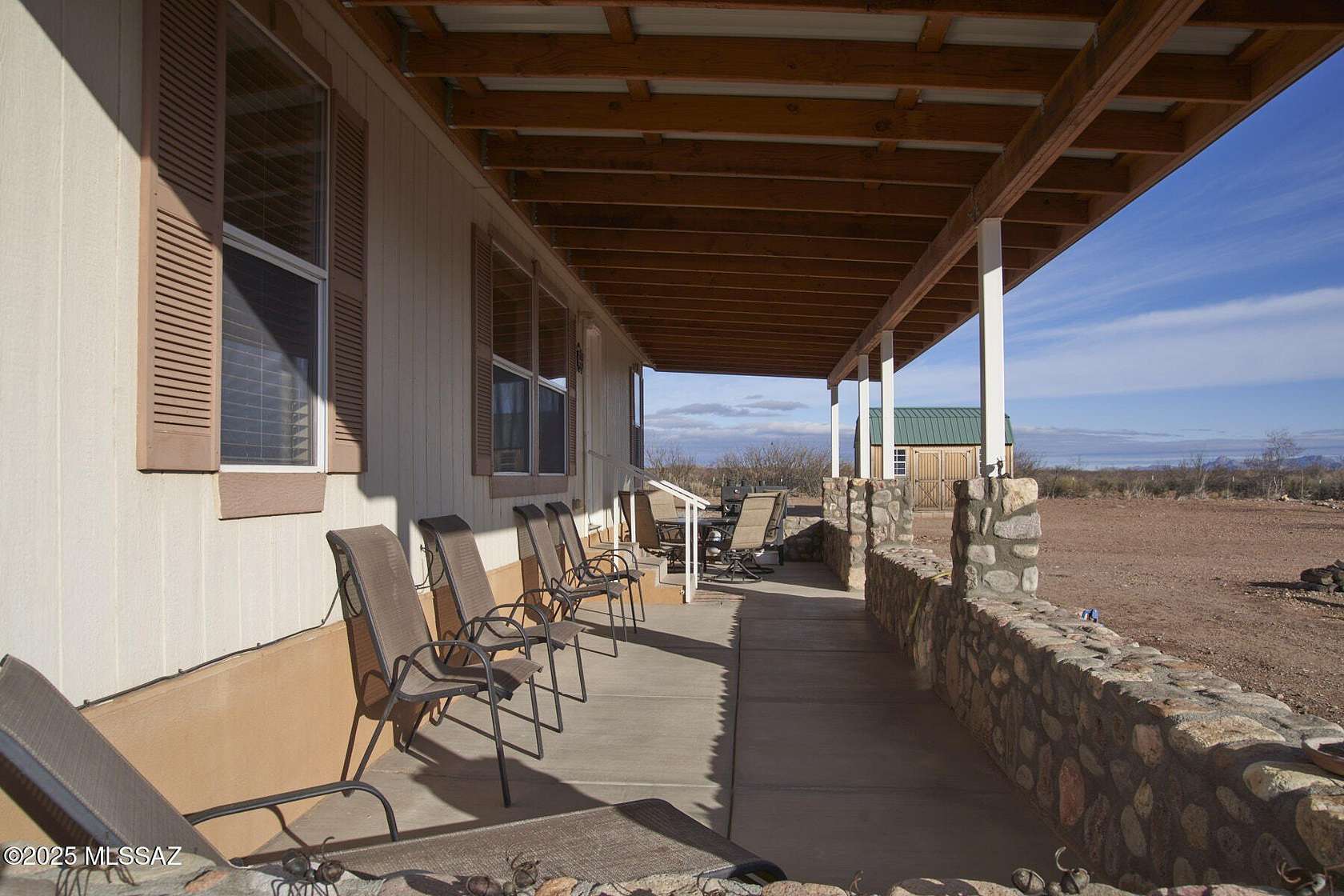 6.6 Acres of Residential Land with Home for Sale in San Simon, Arizona