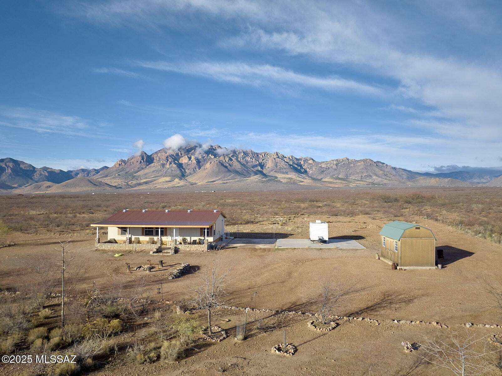 6.6 Acres of Land with Home for Sale in Portal, Arizona