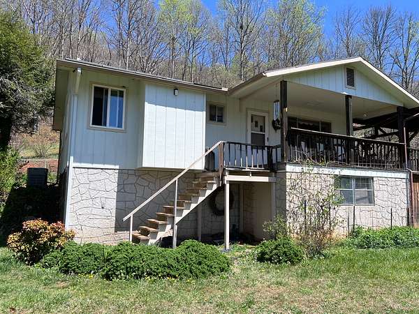 6.8 Acres of Land with Home for Sale in Franklin, North Carolina