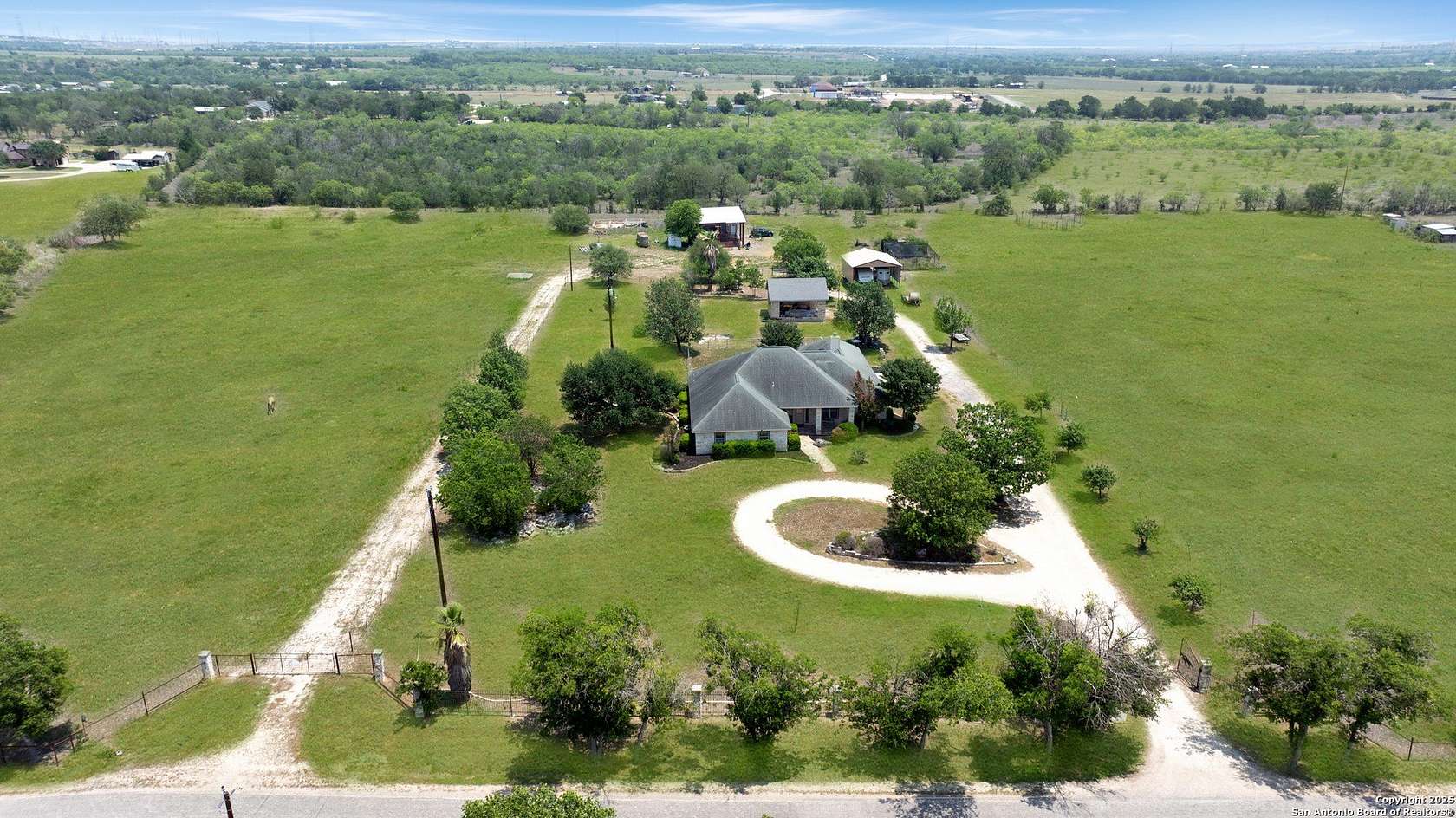 13 Acres of Land with Home for Sale in Seguin, Texas