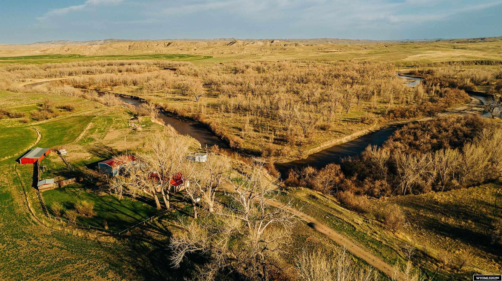 327 Acres of Land with Home for Sale in Kaycee, Wyoming