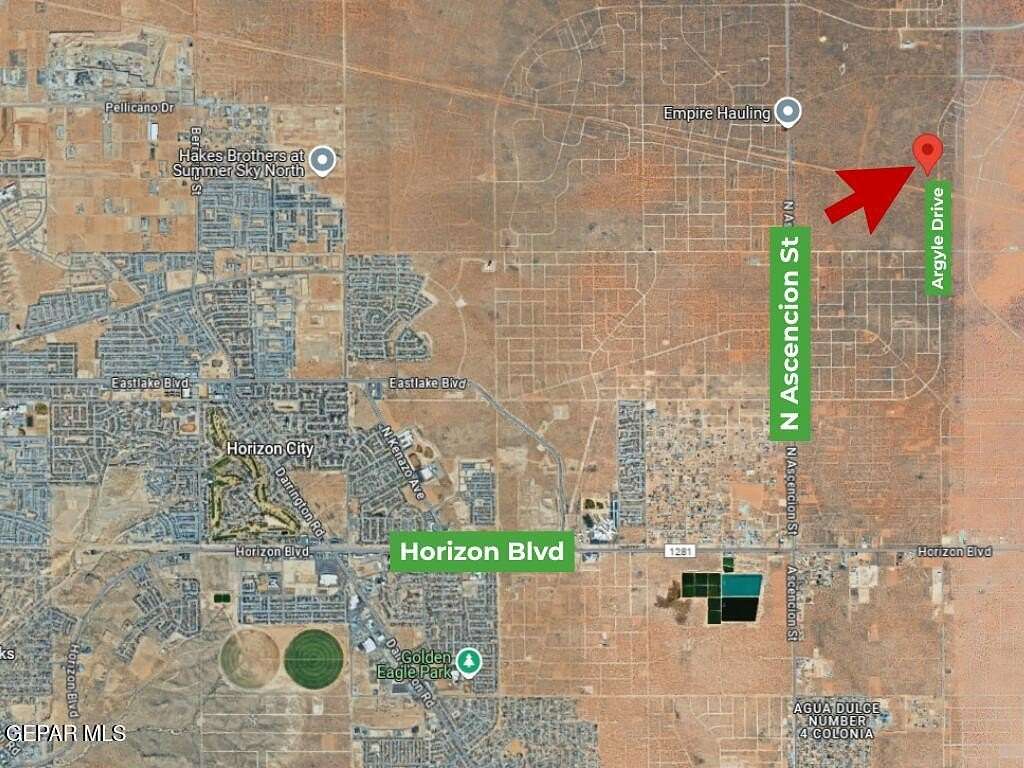 0.23 Acres of Land for Sale in Horizon City, Texas