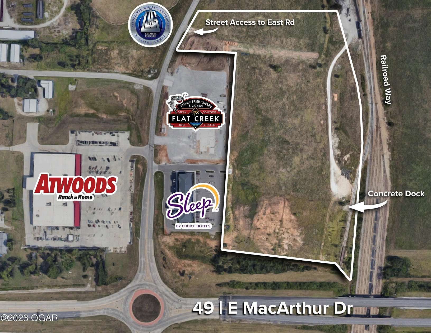 14 Acres of Commercial Land for Sale in Webb City, Missouri