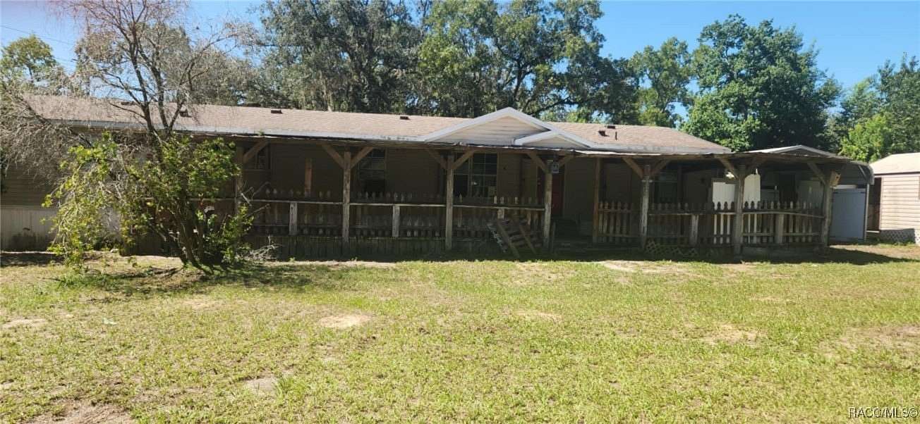 2.26 Acres of Residential Land with Home for Sale in Lecanto, Florida