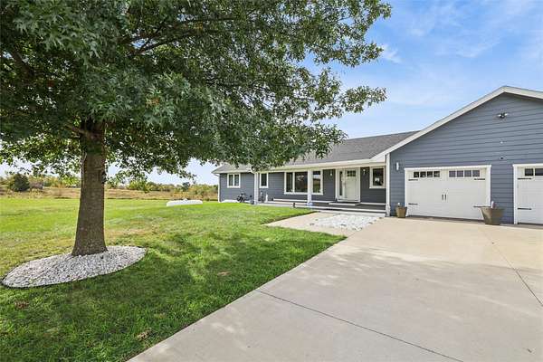 6.45 Acres of Residential Land with Home for Sale in Truro, Iowa