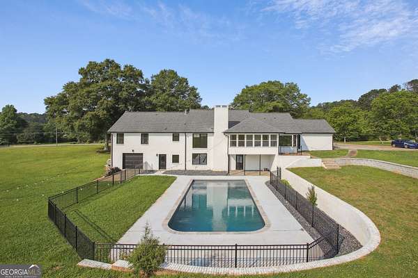 4.4 Acres of Residential Land with Home for Lease in Fayetteville, Georgia