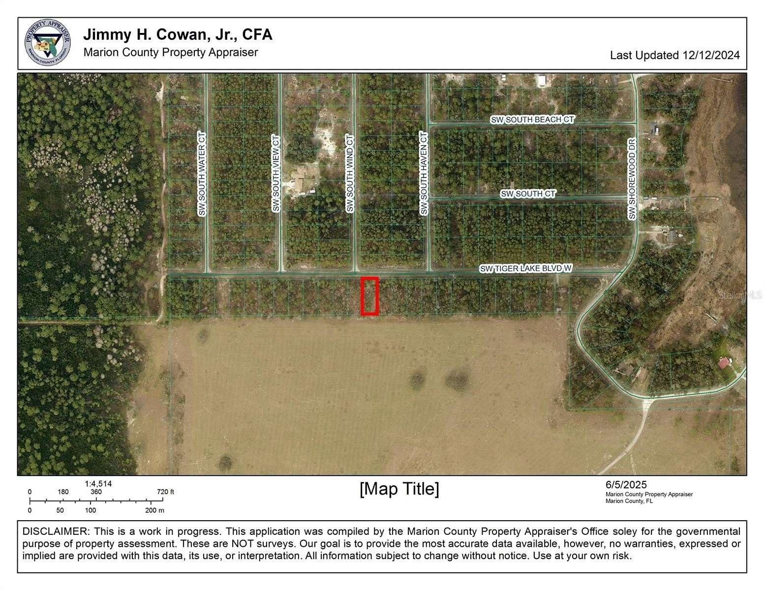 0.27 Acres of Residential Land for Sale in Dunnellon, Florida