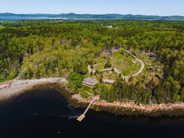 15 Acres of Land with Home for Sale in Islesboro, Maine