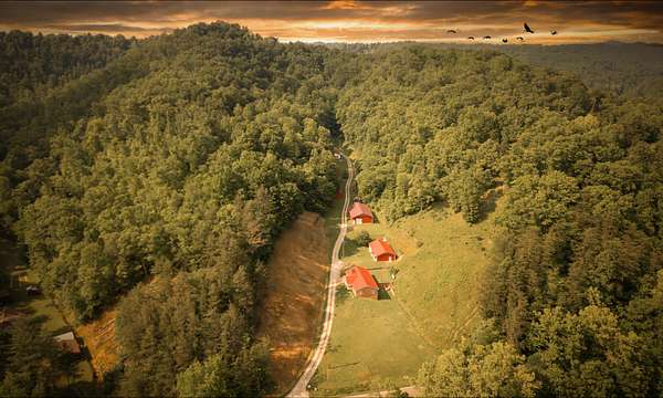 36 Acres of Agricultural Land with Home for Sale in Salyersville, Kentucky