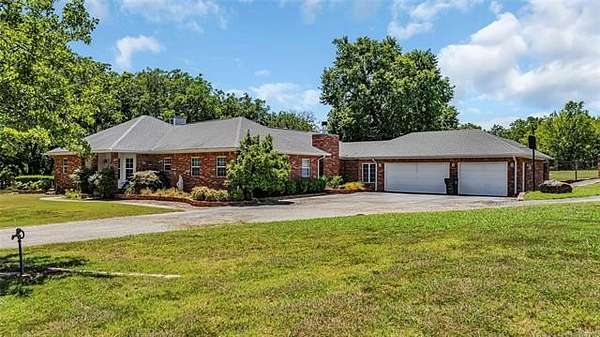 6.47 Acres of Land with Home for Sale in Lone Grove, Oklahoma