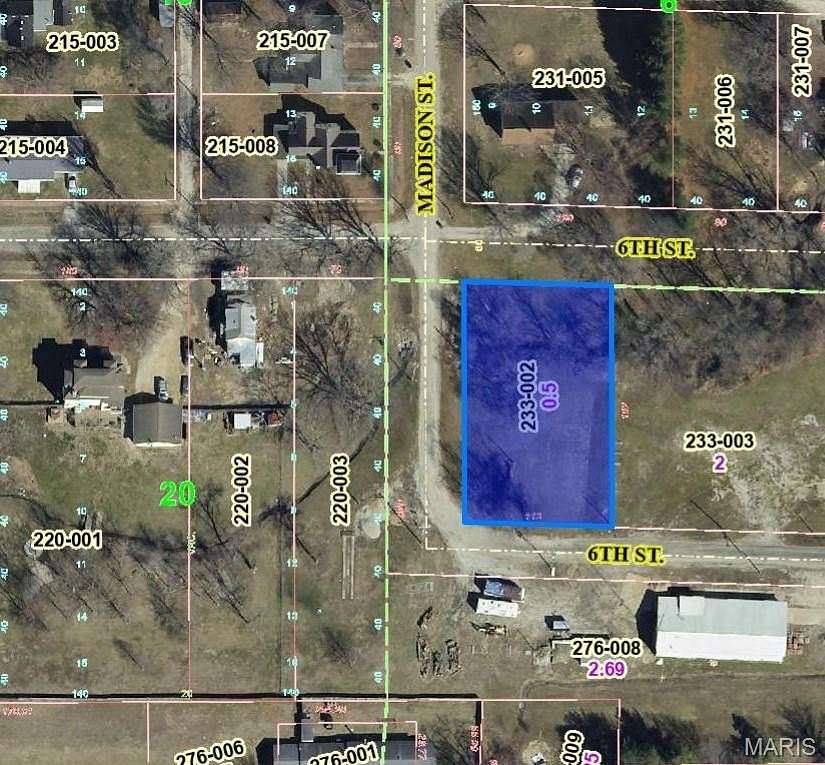 0.5 Acres of Residential Land for Sale in Ramsey, Illinois