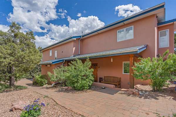 10.3 Acres of Land with Home for Sale in Santa Fe, New Mexico