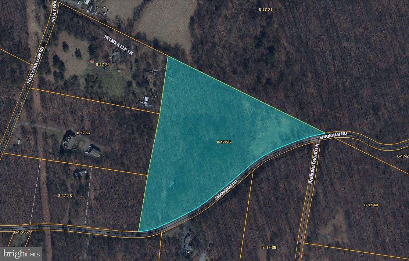 8.29 Acres of Recreational Land for Sale in Berkeley Springs, West Virginia
