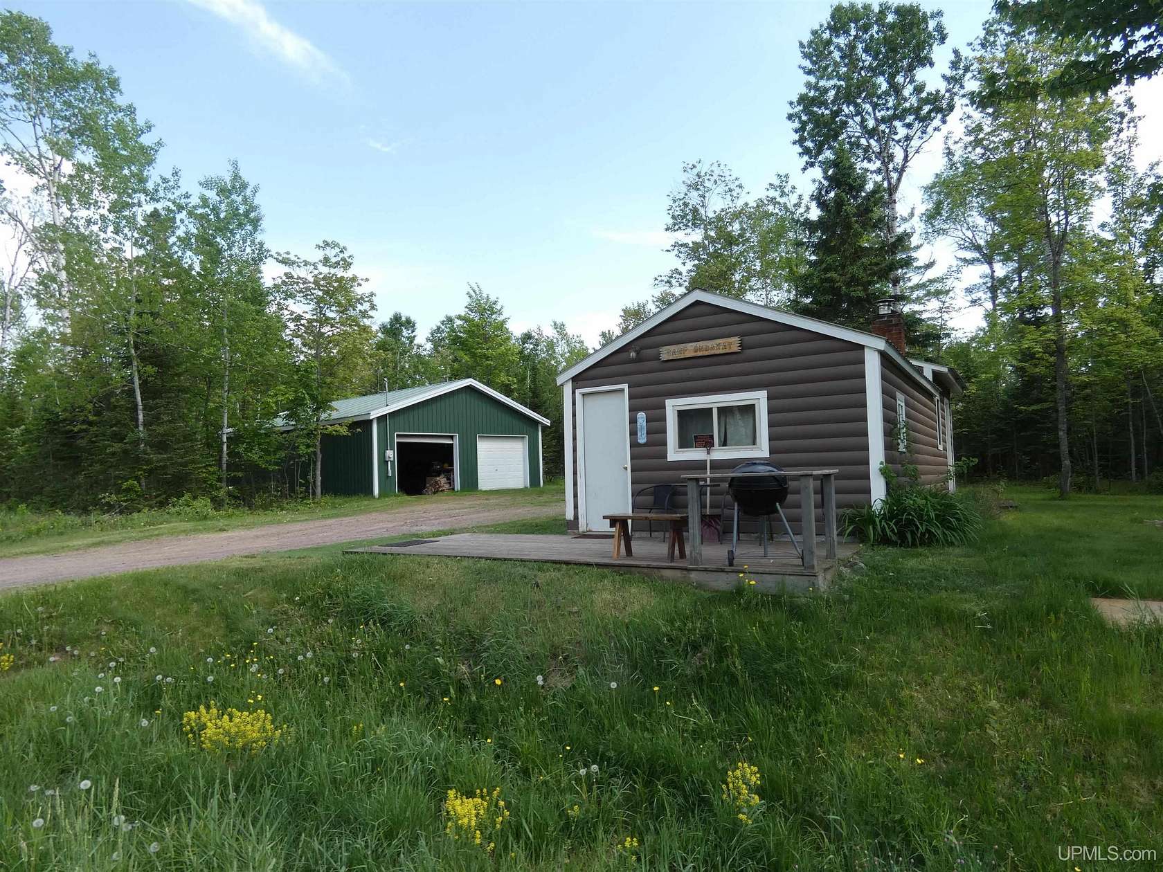 38 Acres of Recreational Land with Home for Sale in Ewen, Michigan