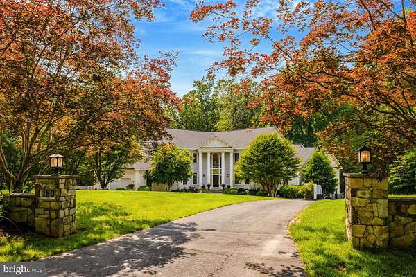 2 Acres of Residential Land with Home for Sale in Great Falls, Virginia