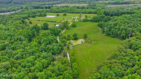 89.2 Acres of Land with Home for Sale in Crossville, Tennessee
