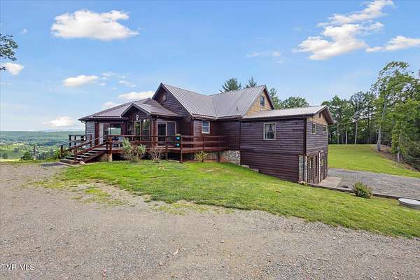 14.3 Acres of Recreational Land with Home for Sale in Mountain City, Tennessee