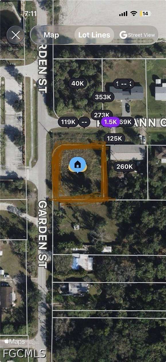 0.37 Acres of Residential Land for Sale in North Fort Myers, Florida