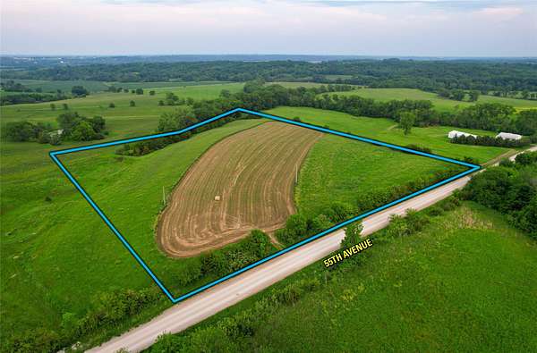 11.4 Acres of Land for Sale in St. Charles, Iowa