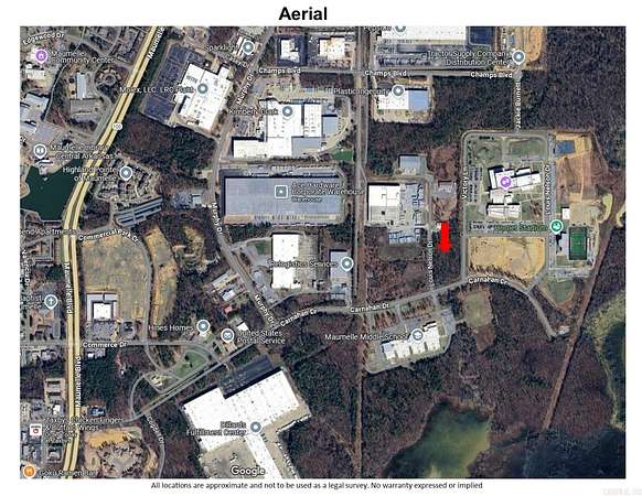 1.66 Acres of Commercial Land for Sale in Maumelle, Arkansas