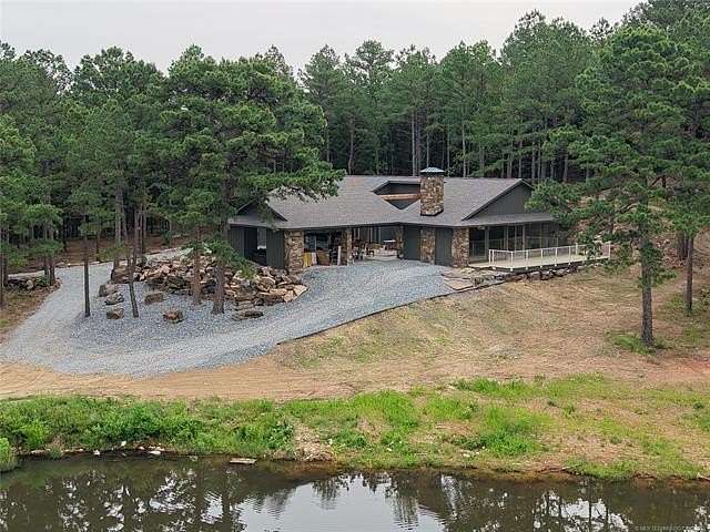 562 Acres of Land with Home for Sale in Wister, Oklahoma