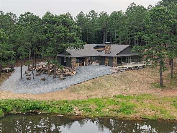 562 Acres of Land with Home for Sale in Wister, Oklahoma