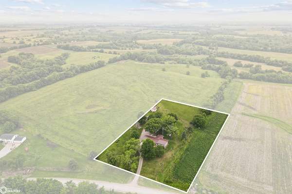 2.5 Acres of Residential Land with Home for Sale in Centerville, Iowa