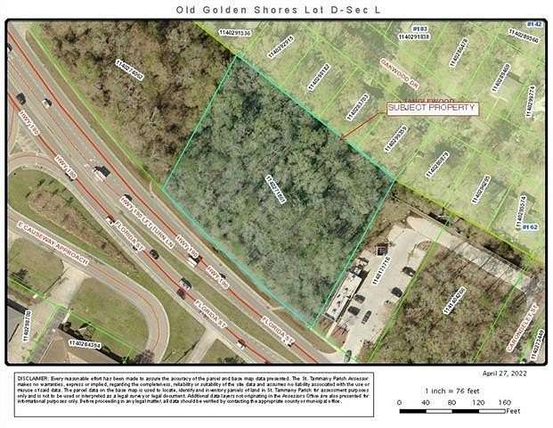 1.72 Acres of Commercial Land for Sale in Mandeville, Louisiana