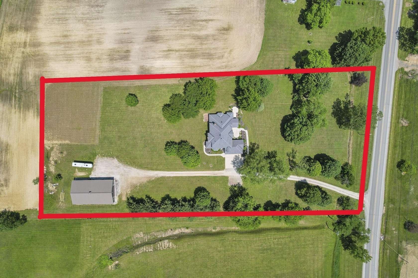 5 Acres of Land with Home for Sale in Pataskala, Ohio