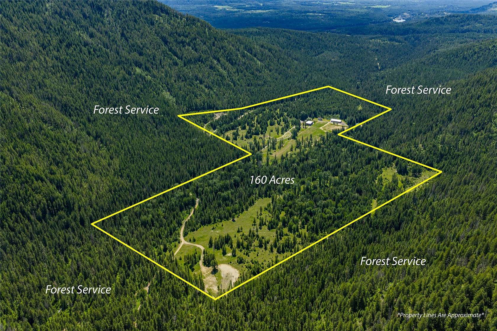 160 Acres of Recreational Land with Home for Sale in Heron, Montana