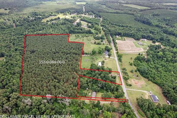 19.9 Acres of Recreational Land for Sale in Hephzibah, Georgia