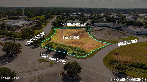 1.66 Acres of Commercial Land for Sale in Brunswick, Georgia