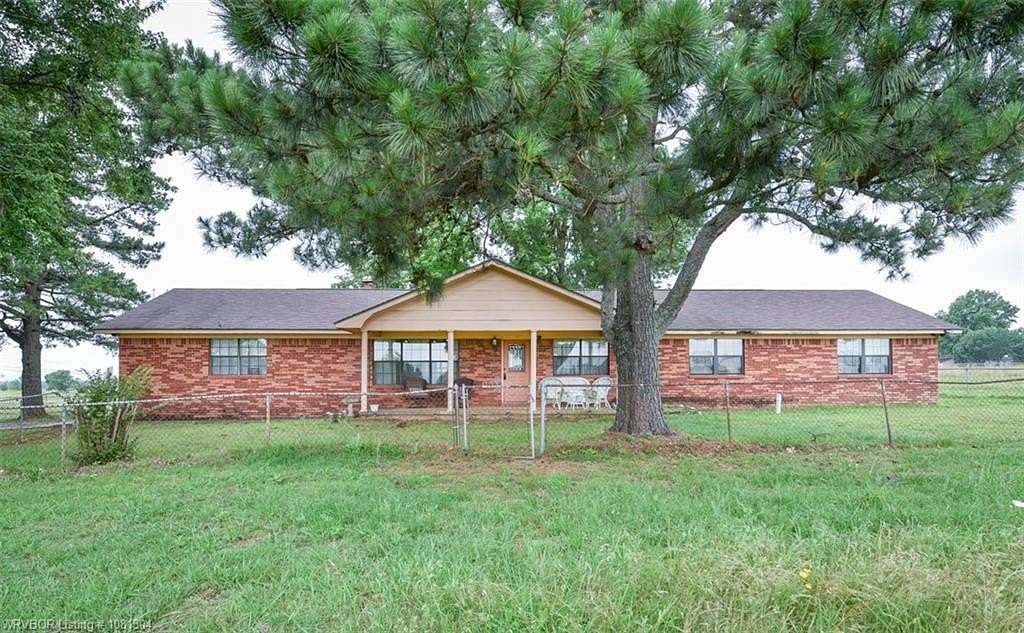 9.7 Acres of Residential Land with Home for Sale in Huntington, Arkansas