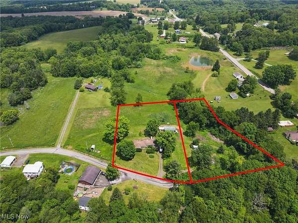 3.72 Acres of Residential Land with Home for Sale in Negley, Ohio