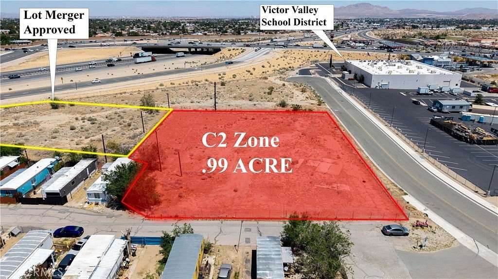 0.99 Acres of Mixed-Use Land for Sale in Victorville, California