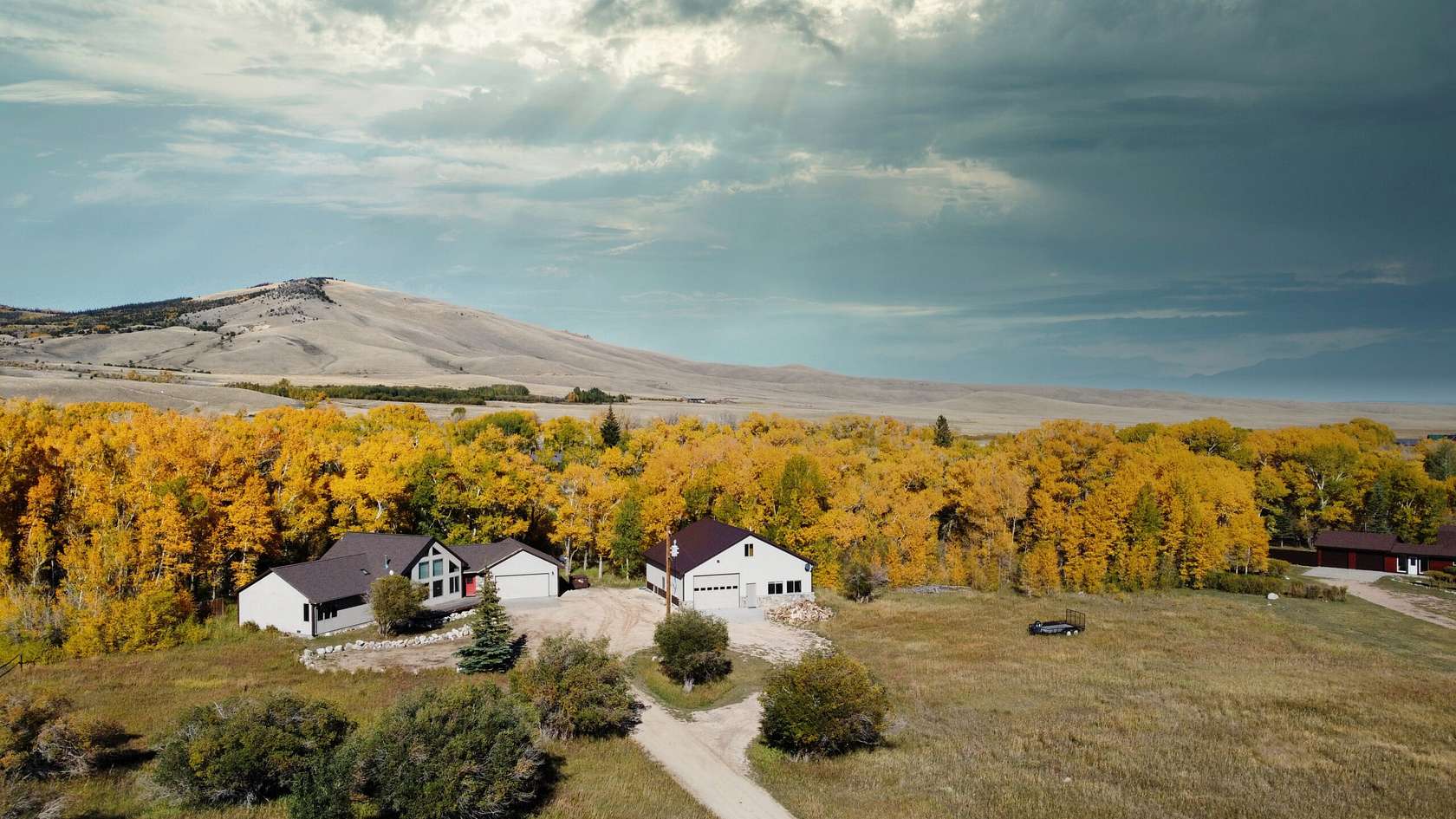 4 Acres of Residential Land with Home for Sale in Centennial, Wyoming