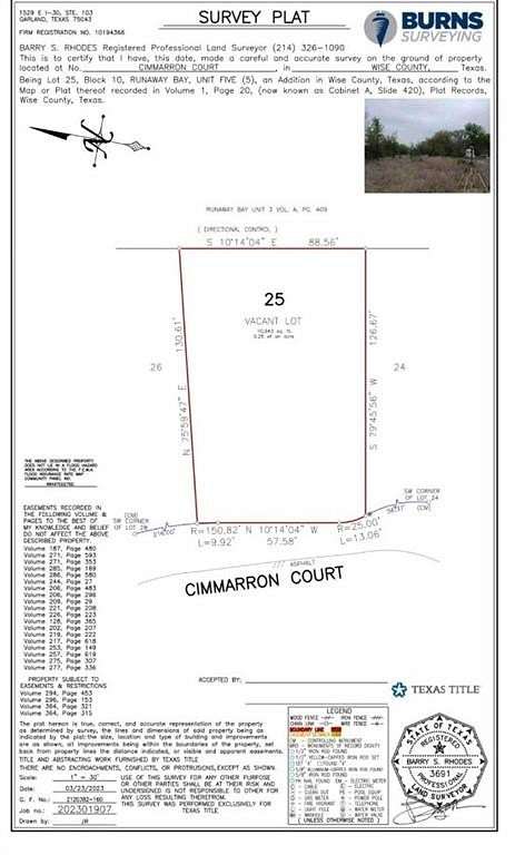 0.24 Acres of Residential Land for Sale in Bridgeport, Texas