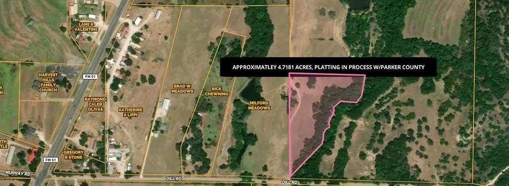 4.72 Acres of Residential Land for Sale in Weatherford, Texas