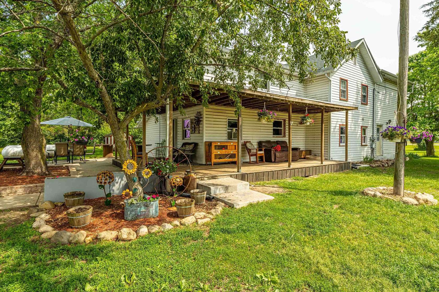 17.4 Acres of Land with Home for Sale in Brodhead, Wisconsin